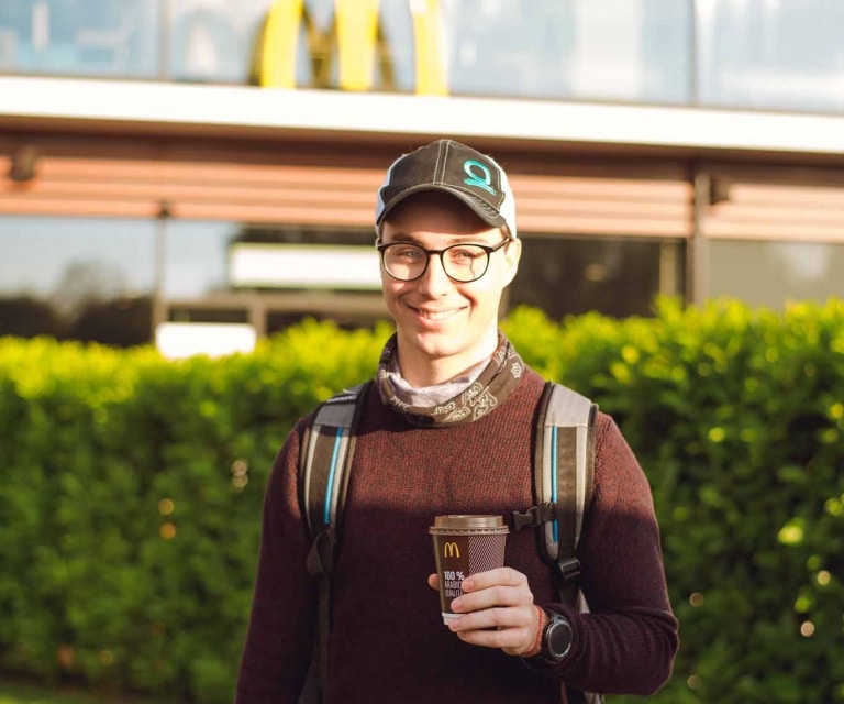 Team spirit made at McDonald's