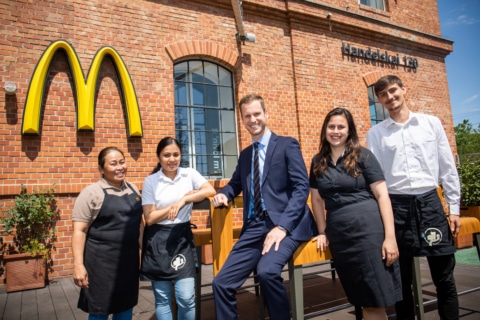 Christian Wöber ist neuer McDonald’s Franchisenehmer (Fotocredit: McDonald’s Österreich)