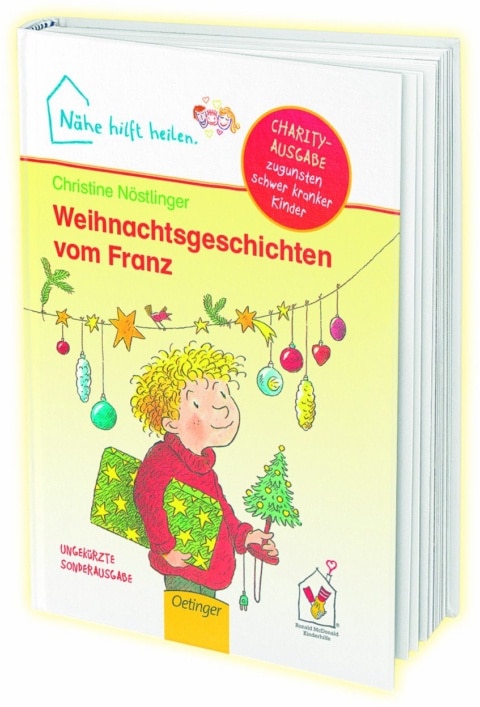 Der Kinderbuchklassiker "Weihnachtsgeschichten vom Franz" ist ab 21. November zugunsten der Ronald McDonald Kinderhilfe bei McDonald's Österreich erhältlich. Fotocredit: McDonald's Österreich/ Richard Tanzer, weitere Bilder gerne auf Anfrage.