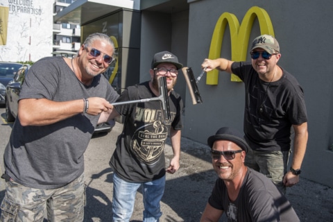 Prominente Unterstützung kam auch von der Kult-Band Wiener Wahnsinn (Fotocredit: Lena Sonntagbauer)