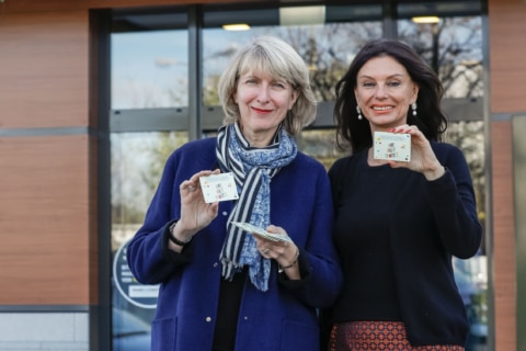 McDonald’s Österreich Managing Director Isabelle Kuster und geschäftsführende Präsidentin der Kinderhilfe Österreich Sonja Klima