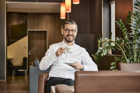 Michael Öhler im McCaf 