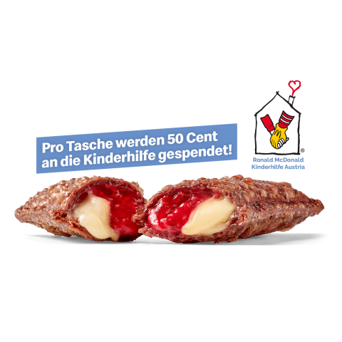 Kakao-Himbeer-Vanille-Tasche von McDonald's