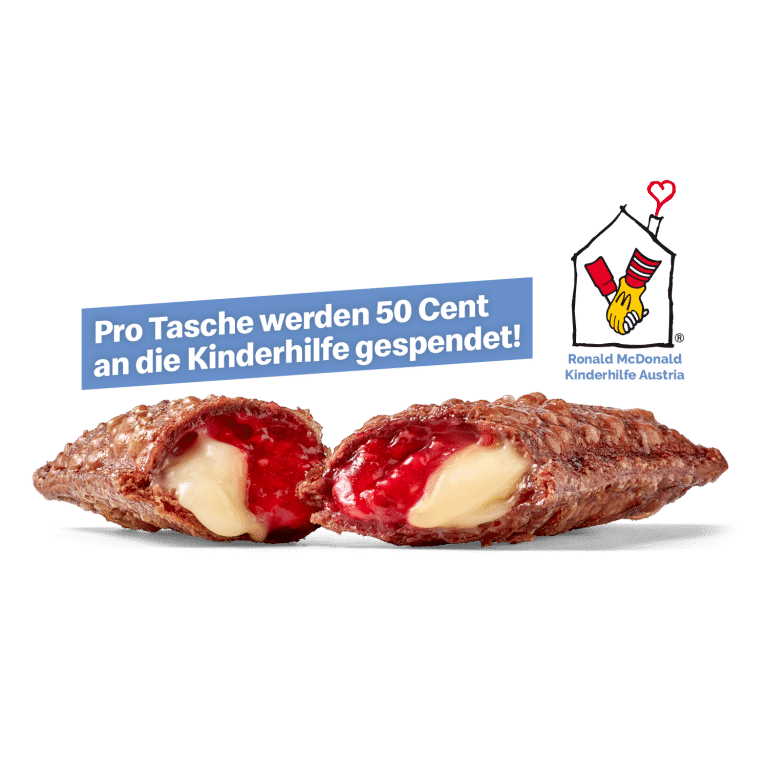 Kakao-Himbeer-Vanille-Tasche von McDonald's