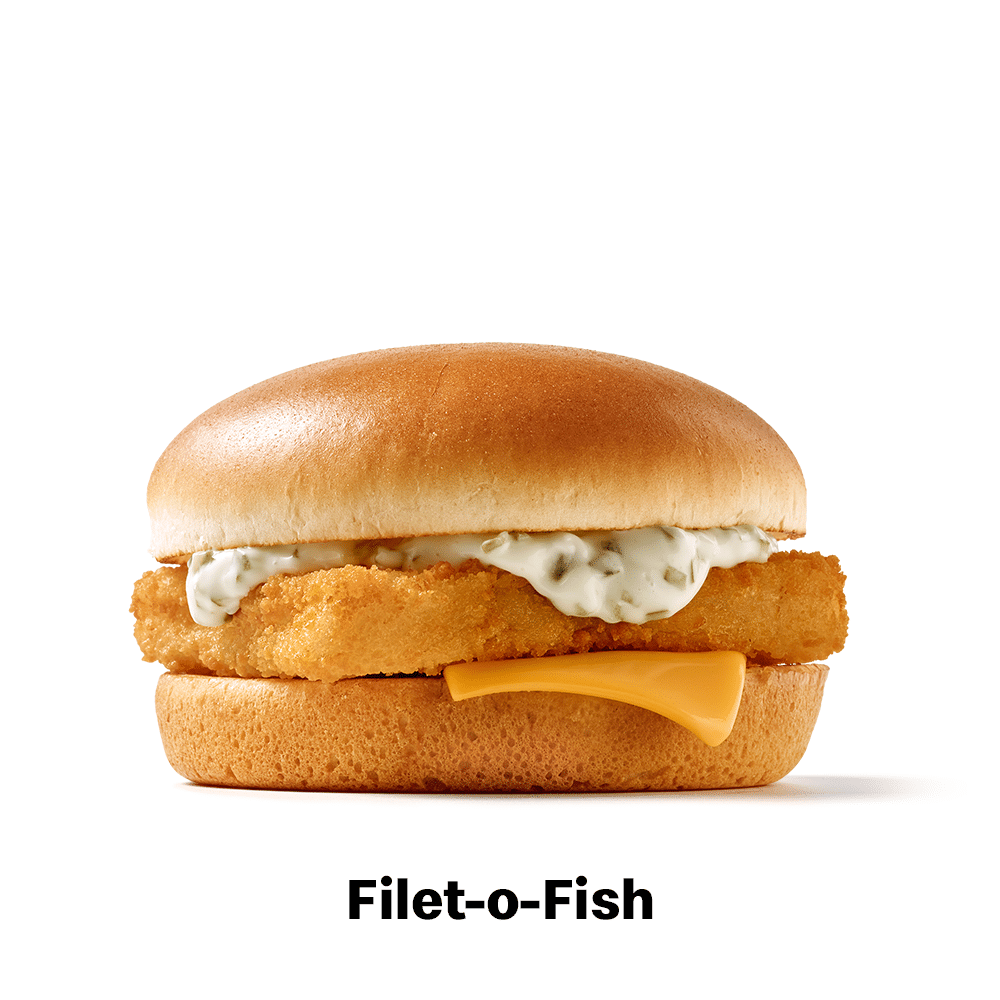 Filet-o-Fish, der Burger mit Seefischfilet, herzhaftem Käse und Sauce Tartare