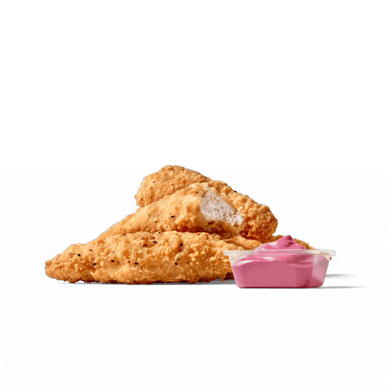 Knusprig panierte Homestyle Chicken Stripes mit saftig-zartem Hähnchenfleisch – jetzt wieder erhältlich.