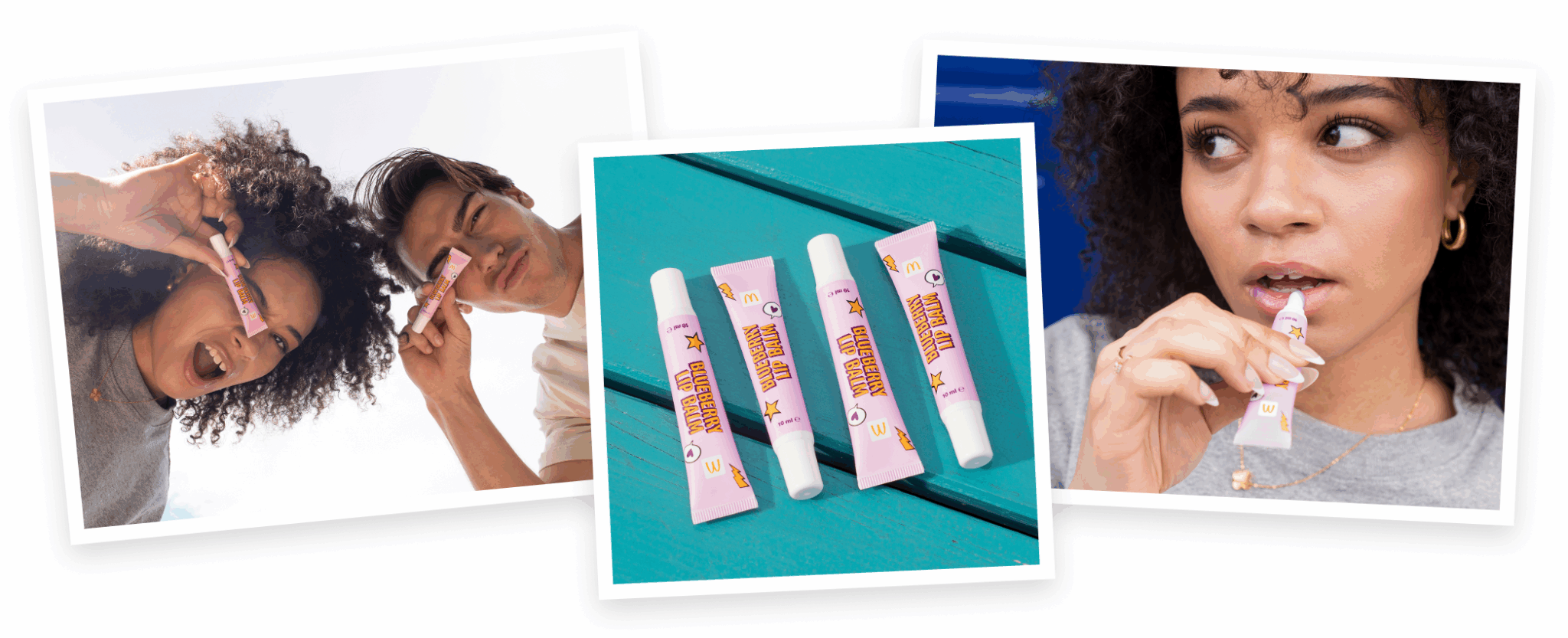 Moderne Lippenpflege: Junge Erwachsene nutzen Blaubeer-Lippenbalsam